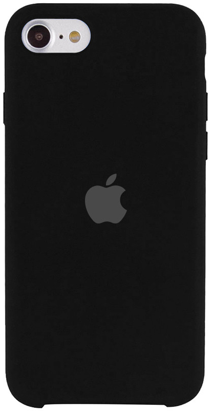 Чехол Silicone Case для iPhone SE 2020 черный
